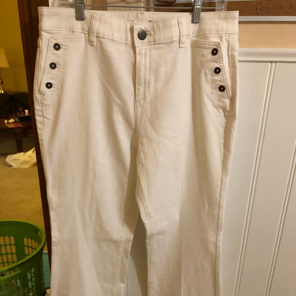 BNWT The Limited High Waisted White Denim